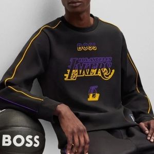 Hugo Boss LA Lakers Sweatshirt and Lanyard
